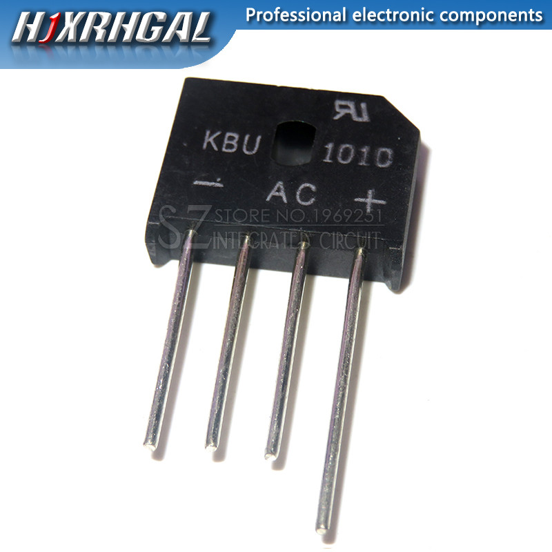 1 CÁI KBU1010 KBU-1010 10A 1000V diode cầu chỉnh lưu
