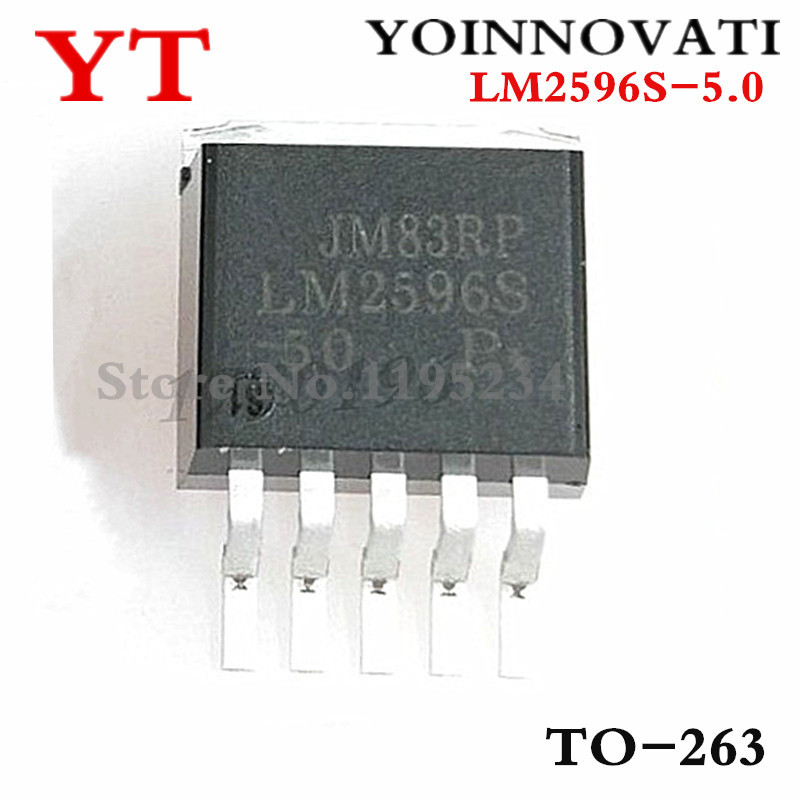50 Cái / lô LM2596S-5.0 LM2596S-5 LM2596S IC REG BUCK 5V 3A TO263-5 Chất Lượng Tốt Nhất