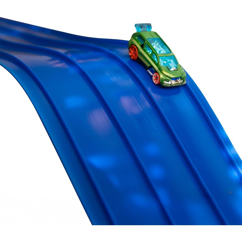 Bộ đường đua xe đua RESILIA – Tương thích với các loại xe di động như Hot Wheels & Matchbox – Đồ chơ