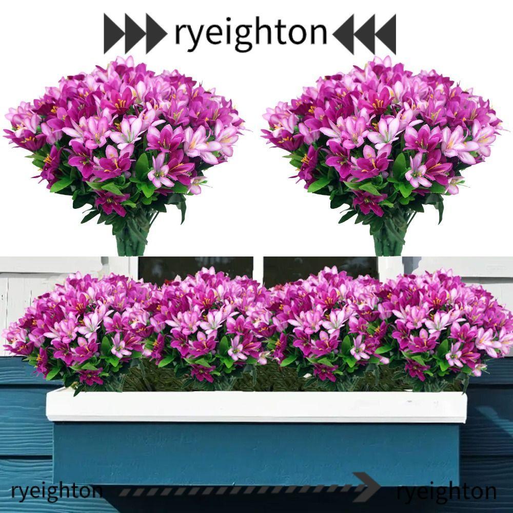 RYEIGHTON Nhân Tạo Morning Glory, Cây Giả DIY Hoa Morning Glory Hoa Nhân Tạo, Chất Lượng Cao Mềm Thự