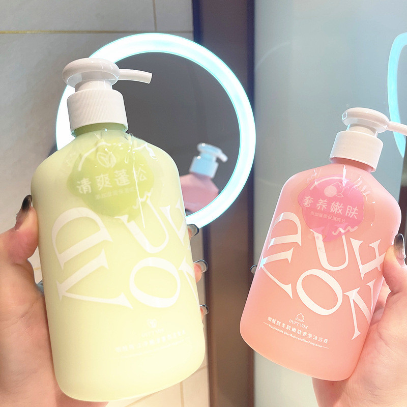 Bộ Dầu Xả Dầu Gội Niacinamide Làm Mới Lông Tơ Chăm Sóc Dưỡng Ẩm Đào Sữa Rửa Toàn Thân SWAP
