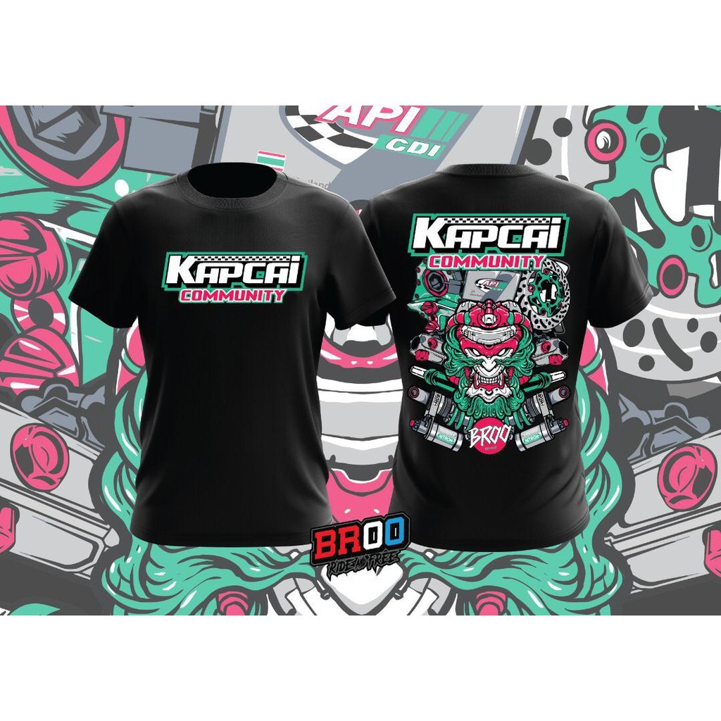 Broo - Cộng đồng Kapcai - Motor Wear Sunday Night Baju Thailook Design Tshirt Cotton Two Wheel Broth