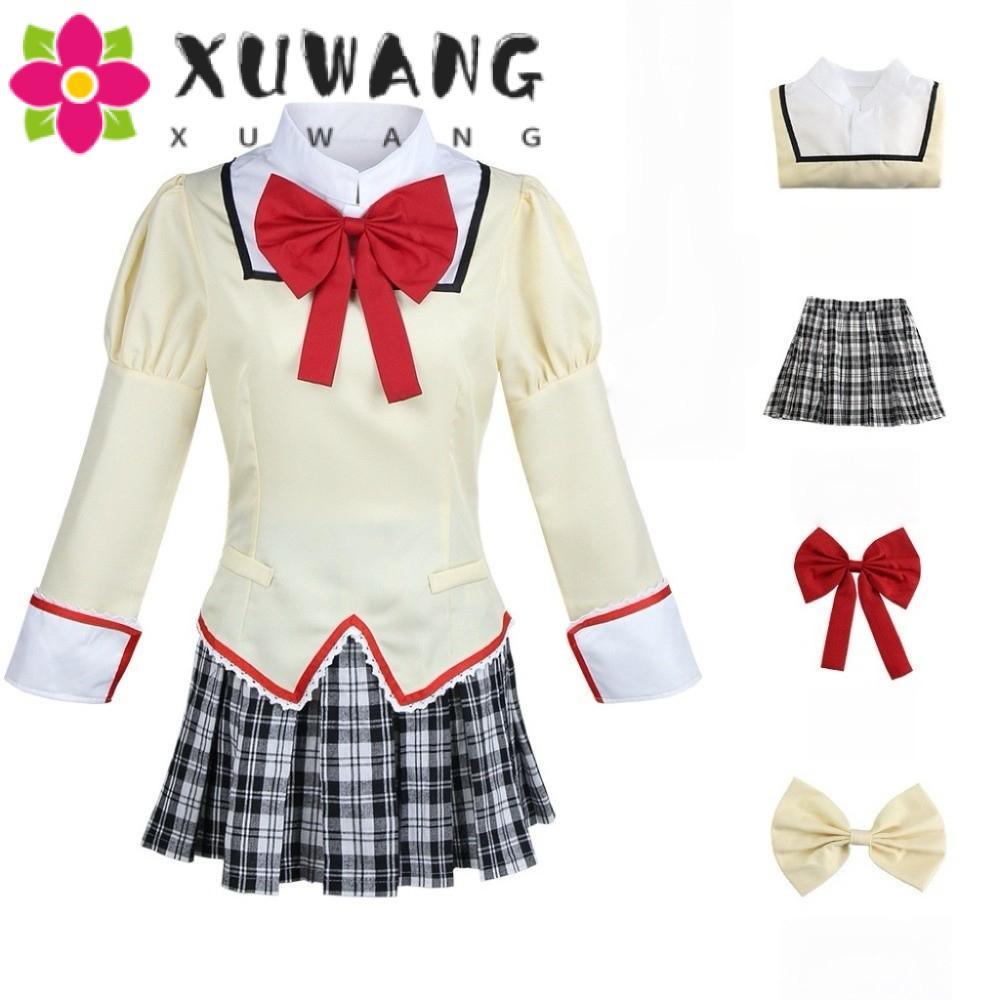 XUWANG Akemi Homura Cosplay Đồng phục Anime Hoạt hình