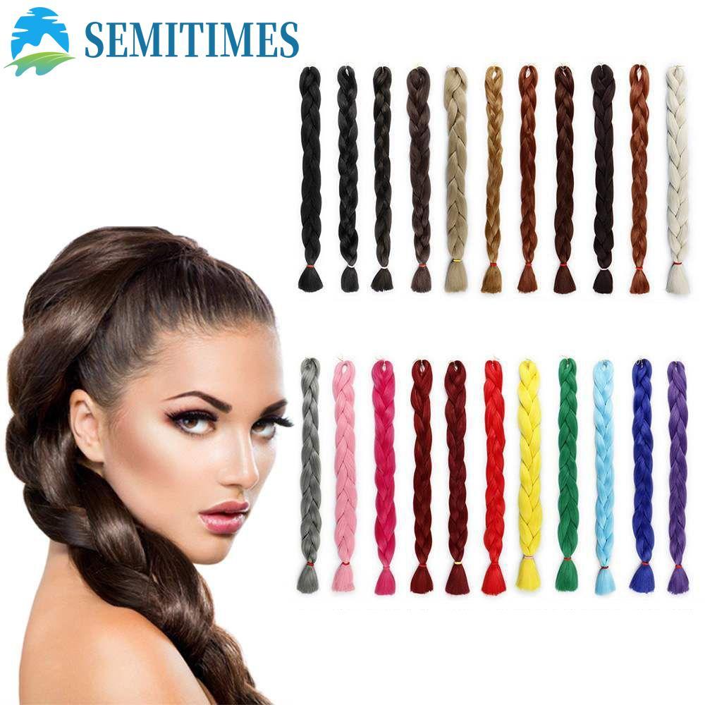 LUNAEDGE Jumbo Bện Ombre Afro Twist Braids Tổng hợp Bím giả