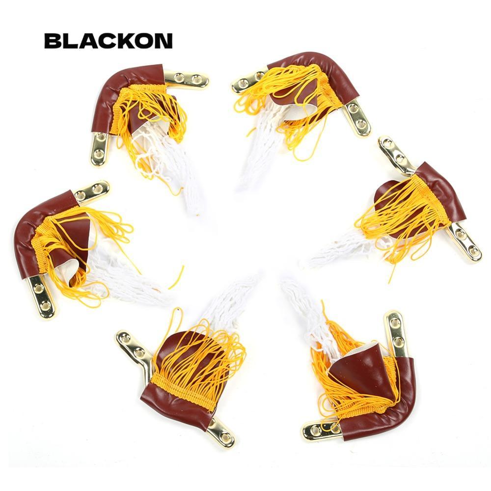 BLACKON 6 Bàn Bể Bơi, Dễ Dàng Lắp Đặt Viền Góc Sắt Túi Bi-a, Phụ Kiện Bi-a Túi Lưới Xây Dựng Chắc Ch