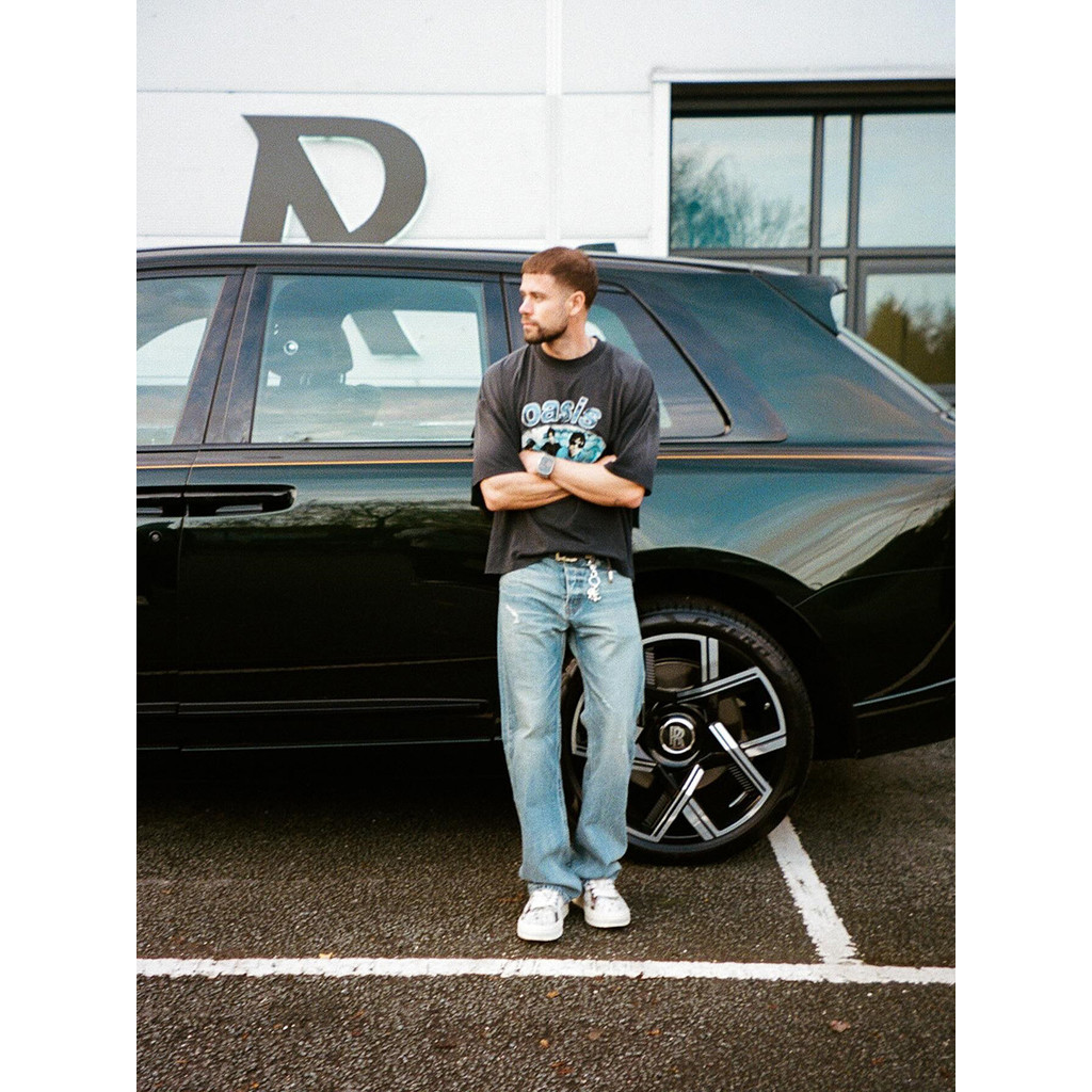 FQPY REPRESENT Vintage Washed Oasis Band Collaboration Distressed Character Limited Edition Printed 