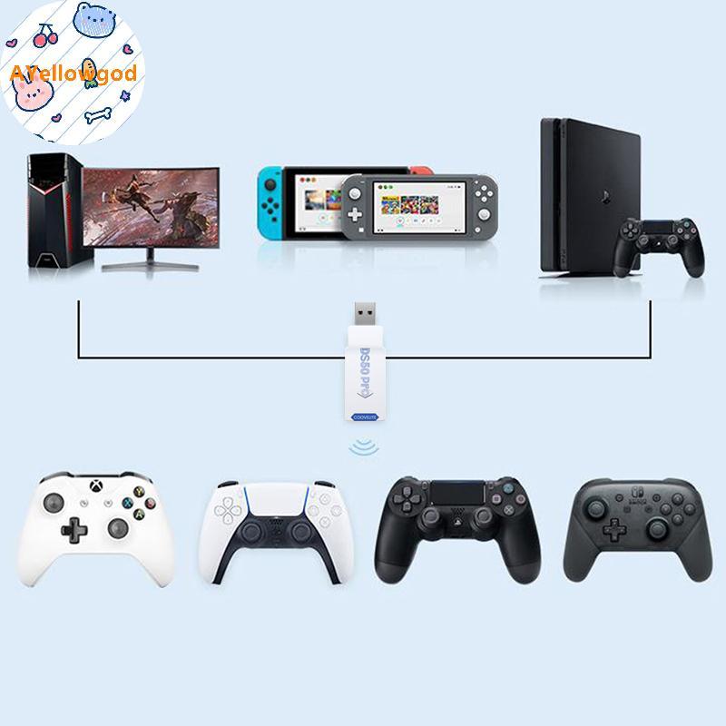 AYellowgod Coov DS50 pro dành cho Bộ điều khiển PS5 cho PS4 / Switch / PC Adapter Multi Player VN