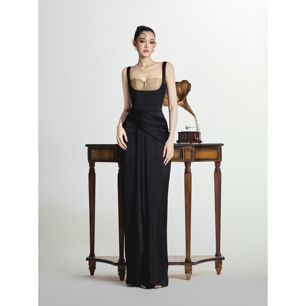 [BYDI DESIGN] KELLY DRESS - Đầm thiết kế sắc đen huyền bí, Đầm dự tiệc cao cấp sang trọng, nữ tính