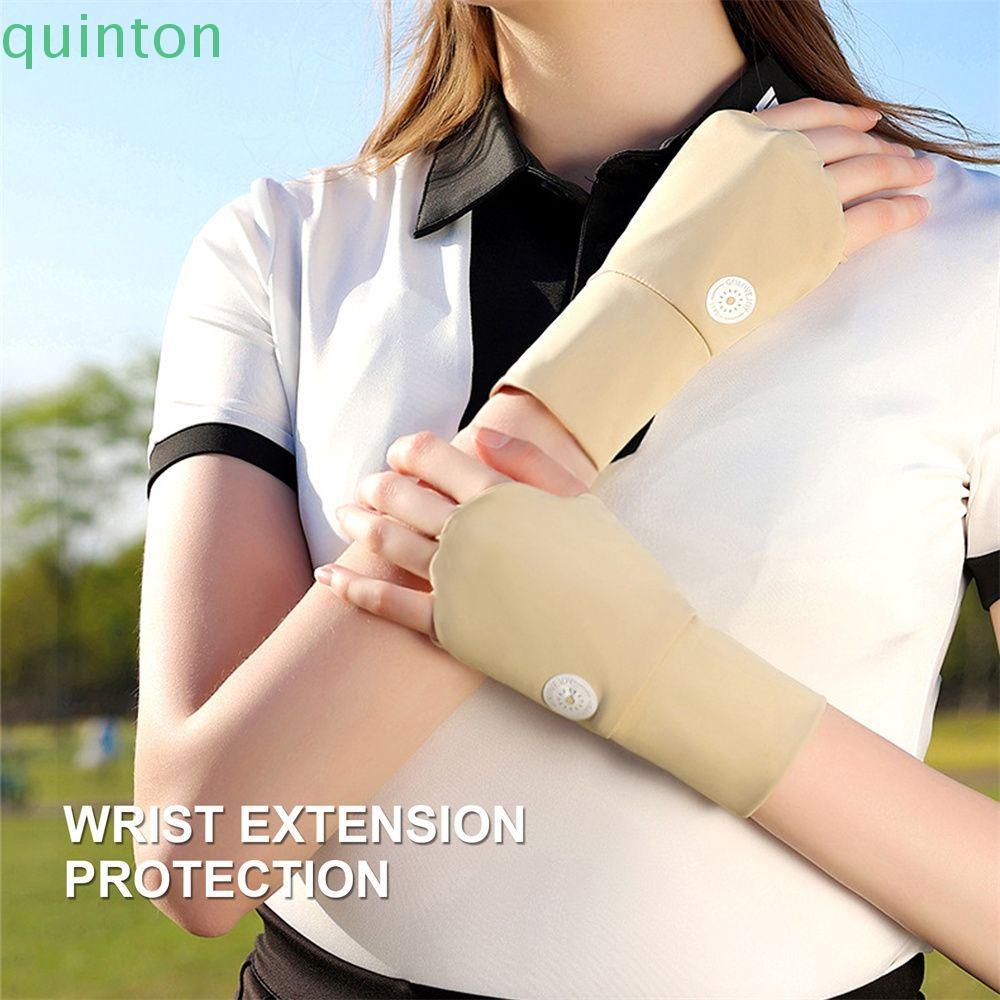 QUINTON Golf Half-Finger Gloves - Anti-Sun Outdoor Wear for Men & Women | Golf Accessories