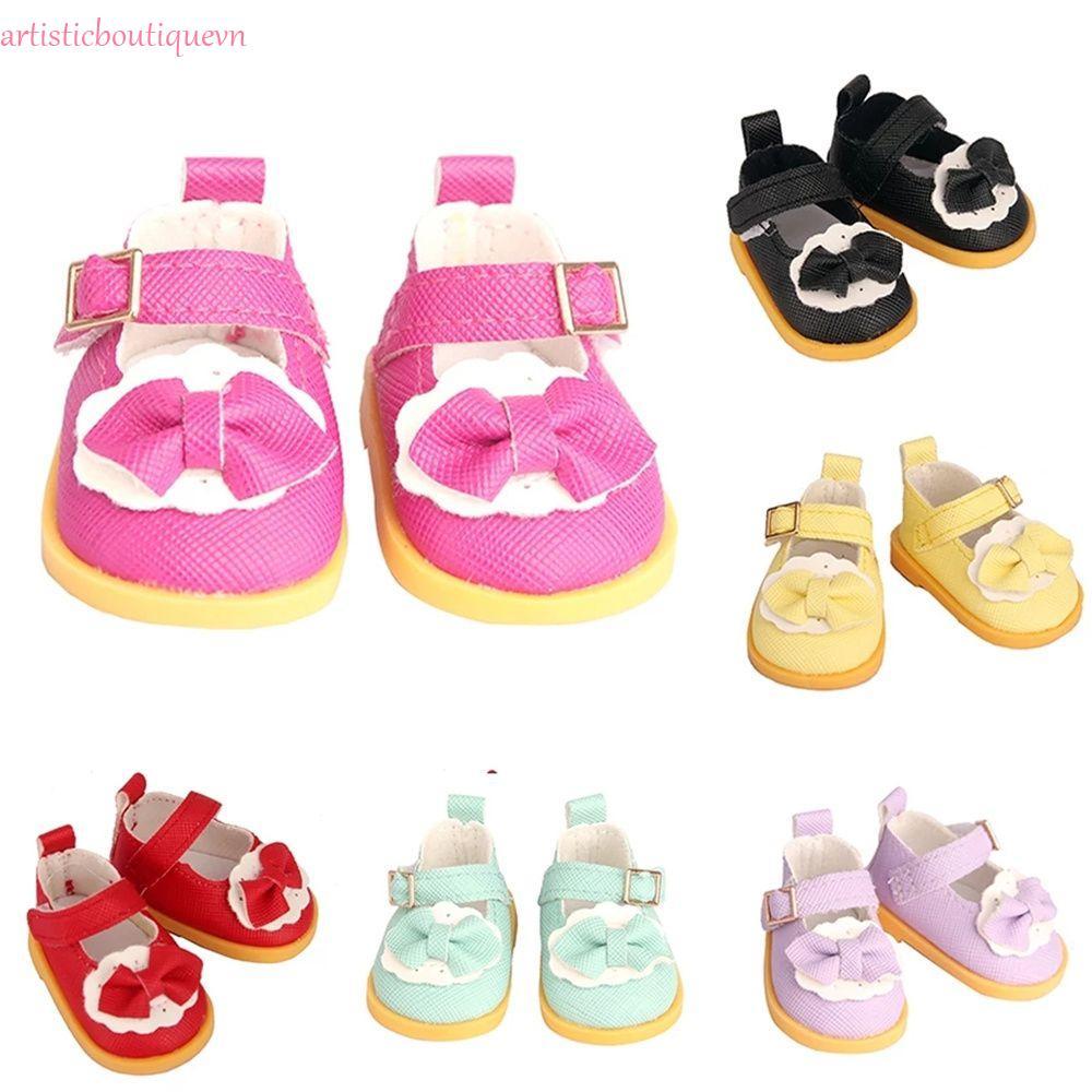 ARTI Doll Boots DIY Doll 5cm Cotton Doll Bow Đồ chơi trẻ em Giày Mini