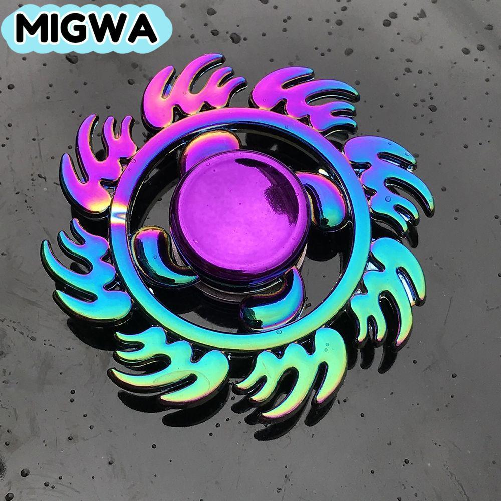 MIGWA Finger Spinner Vòng Gyro Giảm căng thẳng đầy màu sắc