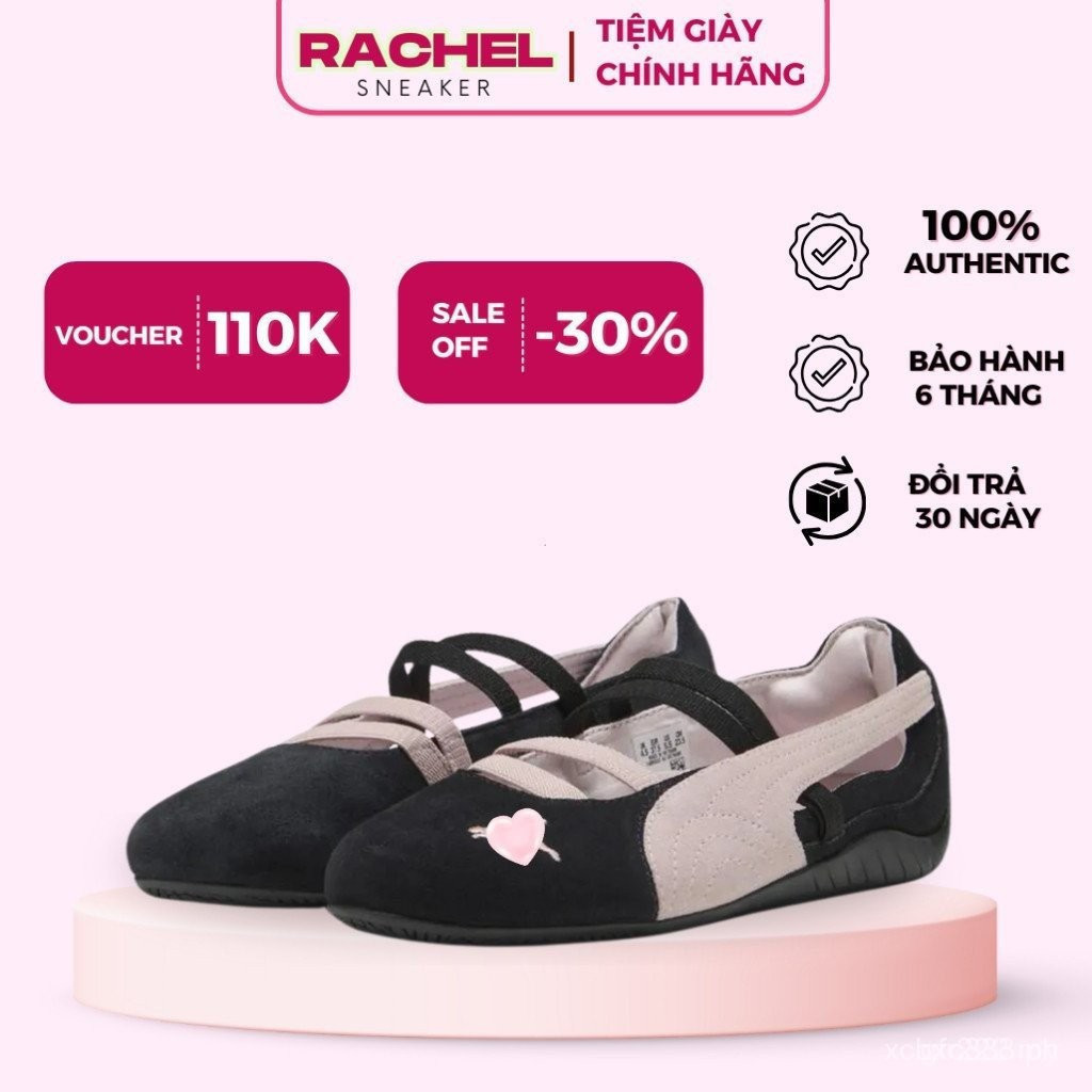 Yojo Speedcat Cat Speedcat Ballet Giày đế bằng thông thường Giày Mary Jane SJQ1