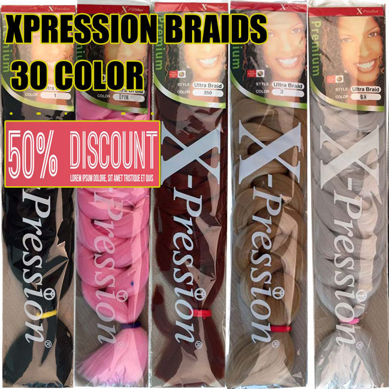 tóc giả thắt bím Bím tóc lớn châu Phi tóc giả bện bẩn xpression twist braids hair jumbo braids