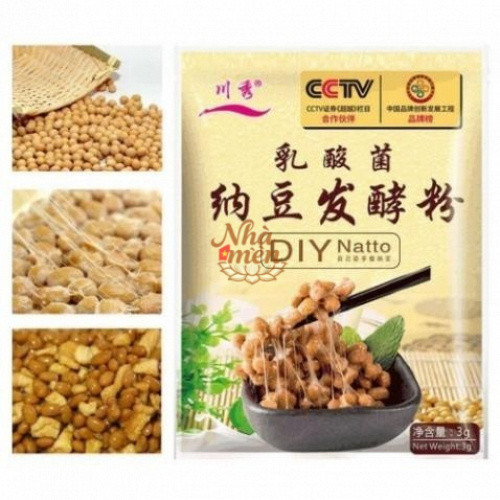 men natto mỗi gói 3g ,Vi Khuẩn Natto lên men