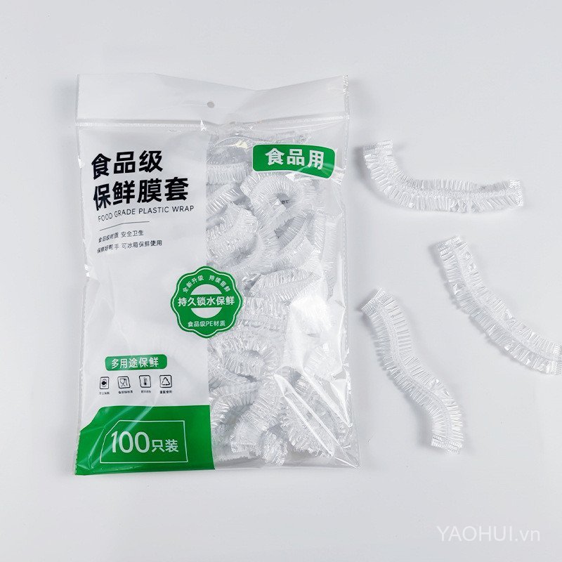 Bao Bọc Nhựa Dùng Một Lần Hộ Gia Đình Dày PE Thực Phẩm Bọc Nhựa Bao Bọc Chống Rách Bọc Nhựa