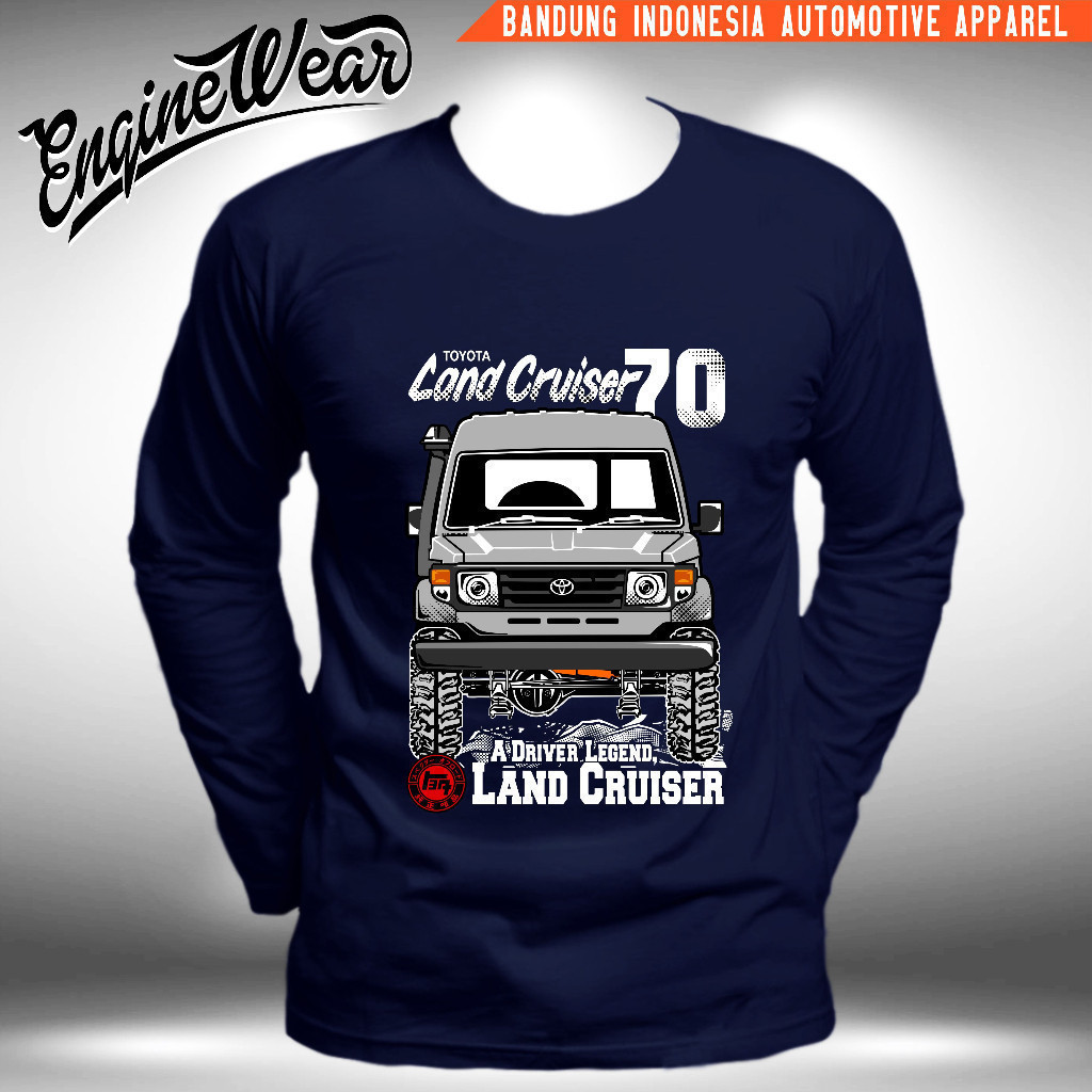 Áo thun 2026 thời trang Land Cruiser Fj70 Bundera Offroad Toyota Hardtop Jeep Áo thun ô tô 4wd Lc Bu