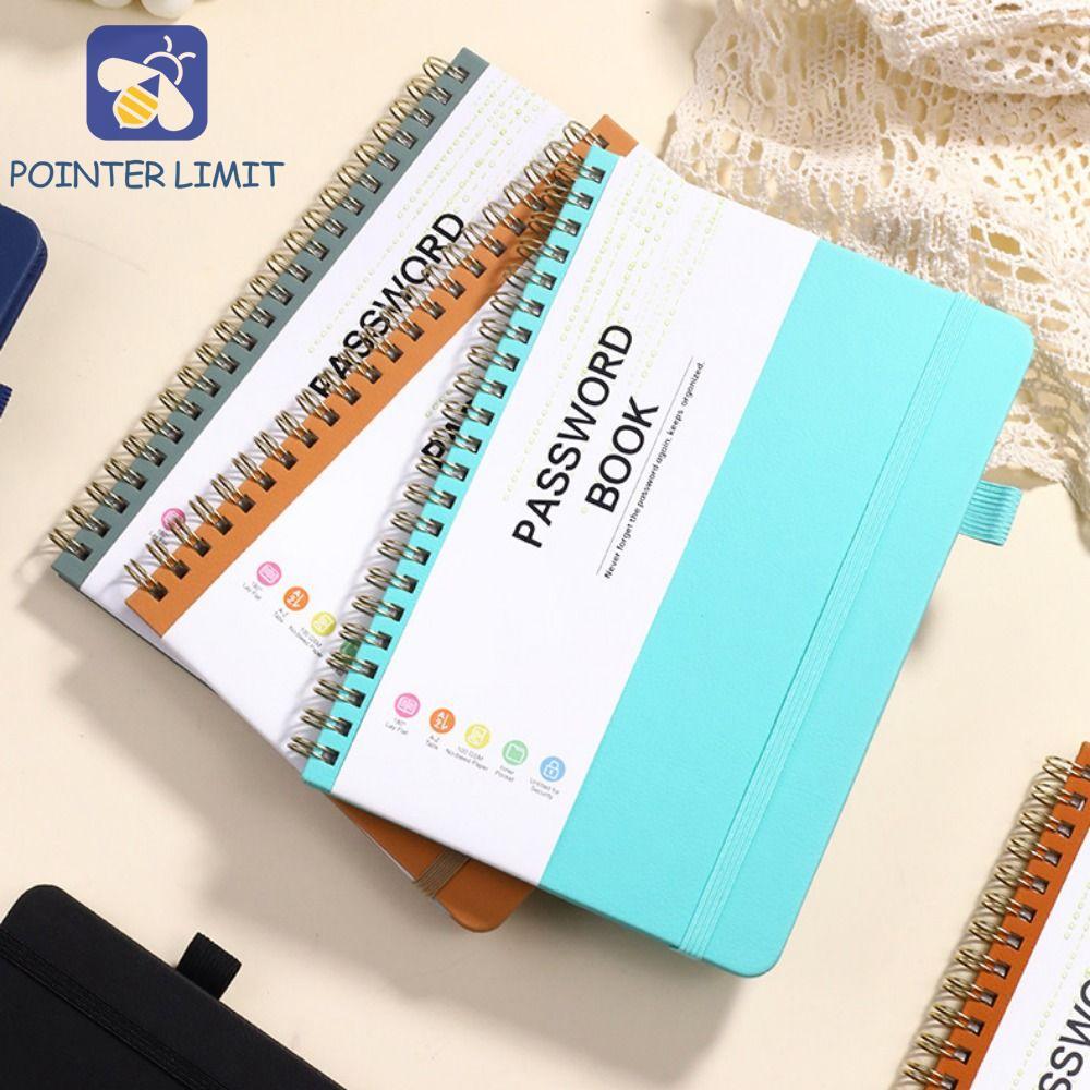 POINTER LIMIT Pocket Password Keeper Book, với Penholder A6 / B6 Size Máy tính xách tay giữ mật khẩu