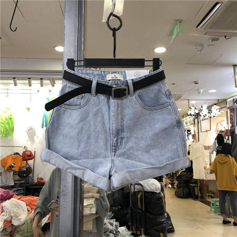 quần quần short nữ jean Quần short bò cạp cao dành cho nữ quần short nữ chữ A hot