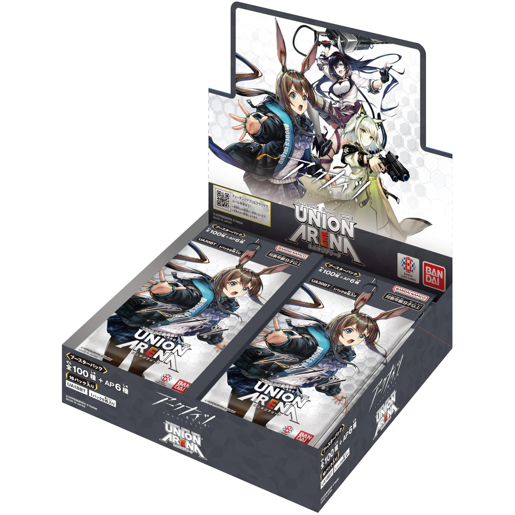 BANDAI UNION ARENA Booster Pack Arknights【UA30BT】(BOX) 16 gói, độ tuổi 9+