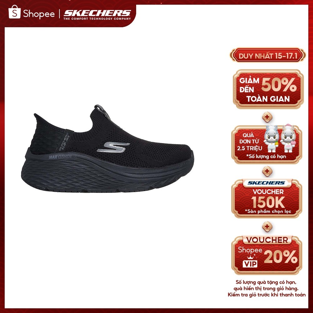 Giày Thể Thao Nữ Skechers Slip-ins Performance Max Cushioning Elite 2.0 Eternal - 129611W-BBK Air-Co