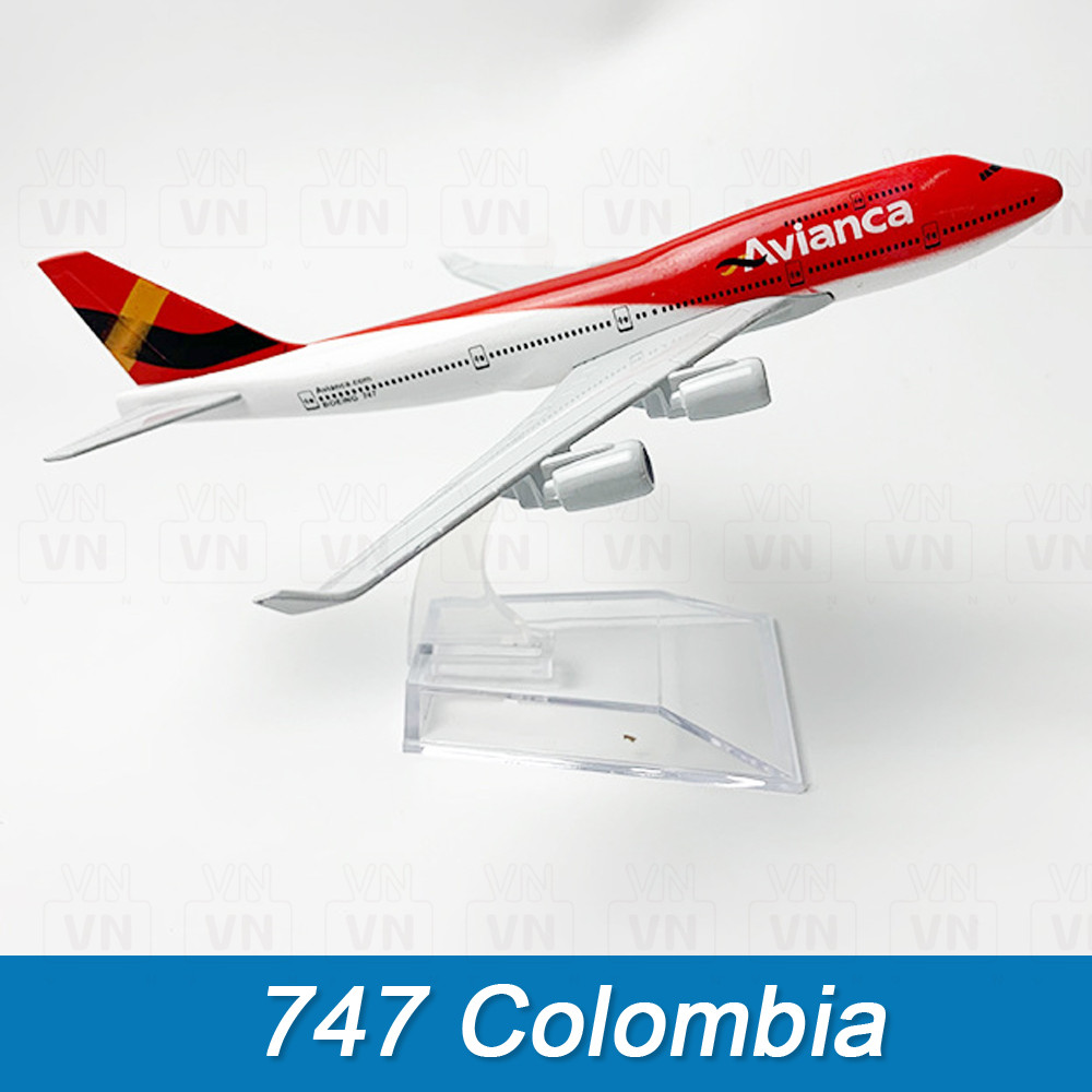 Mô Hình Máy Bay 23 Mẫu VNA,Vietjet,Bamboo,A330,A320,A380,747,787 (16-20cm,Có Bánh Xe)-Ảnh Thật D10