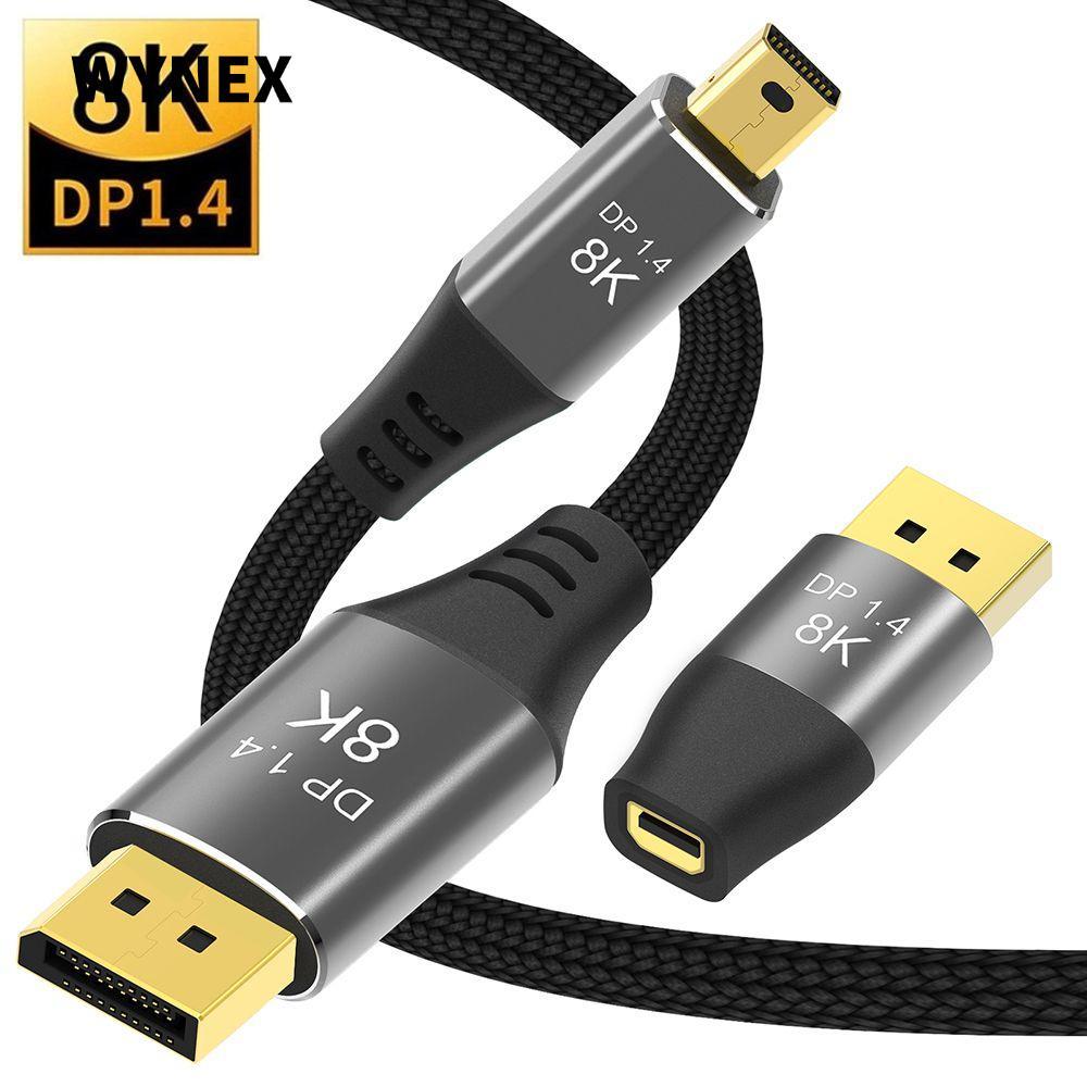 WYNEX Mini DP sang DP Cable Laptop Monitor MDP sang DP 8K @ 60Hz 4K @ 144Hz