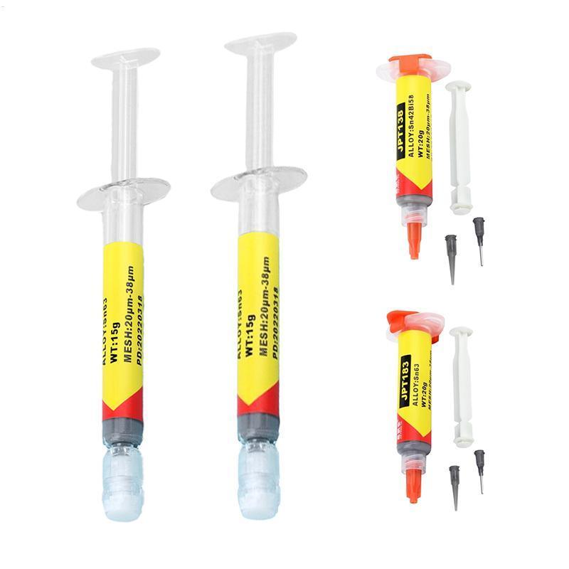 Soldering Flux Paste Solder & Flux with Pushing Design Strong Viscosity & Smoother Flowing for Circu
