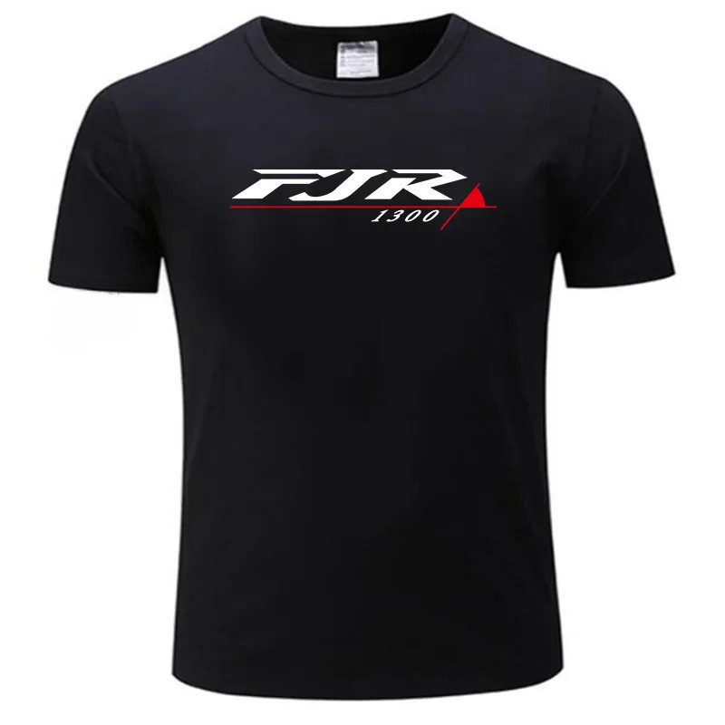 Áo thun nam màu đen Xe máy Nhật Bản FJR 1300 FJR1300 Casual Chi tiết cao