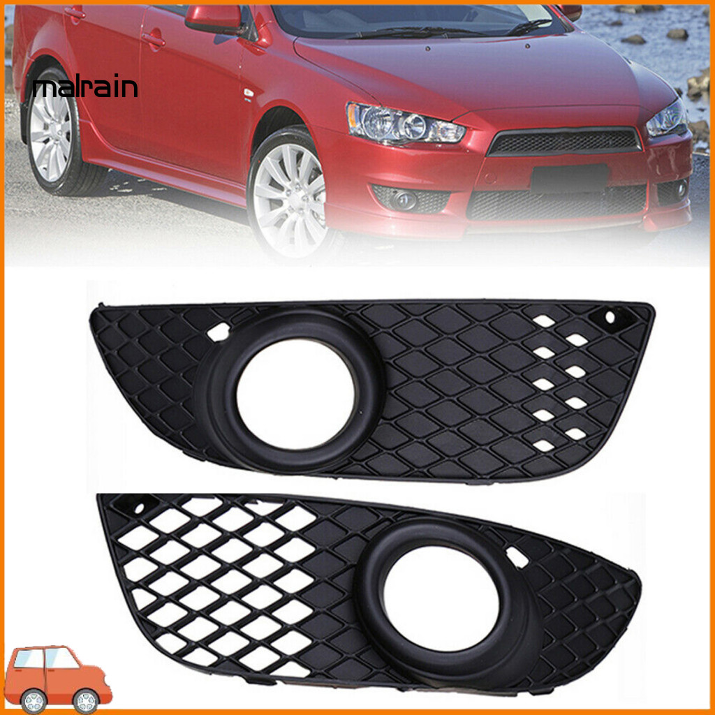 [Ma] Dành Cho Mitsubishi Lancer 08-13 2 Chiếc ABS Lắp Lưới Tản Nhiệt Lozenge
