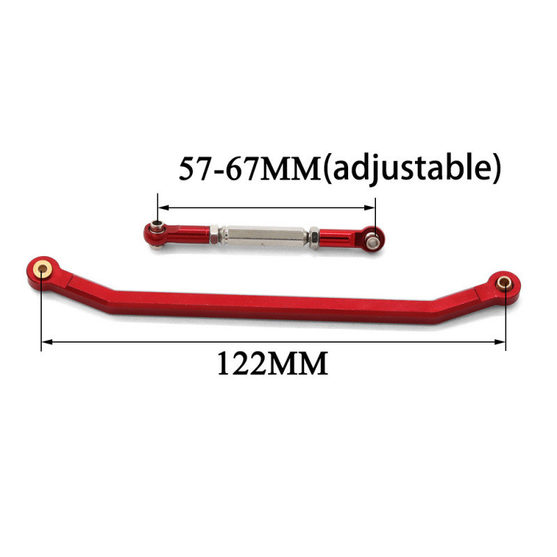 Mangniu 1 / 12 MN128 Wrangler Điều Khiển Từ Xa Ô Tô Phụ Kiện Kim Loại Nâng Cấp Thanh Lái Tay Lái