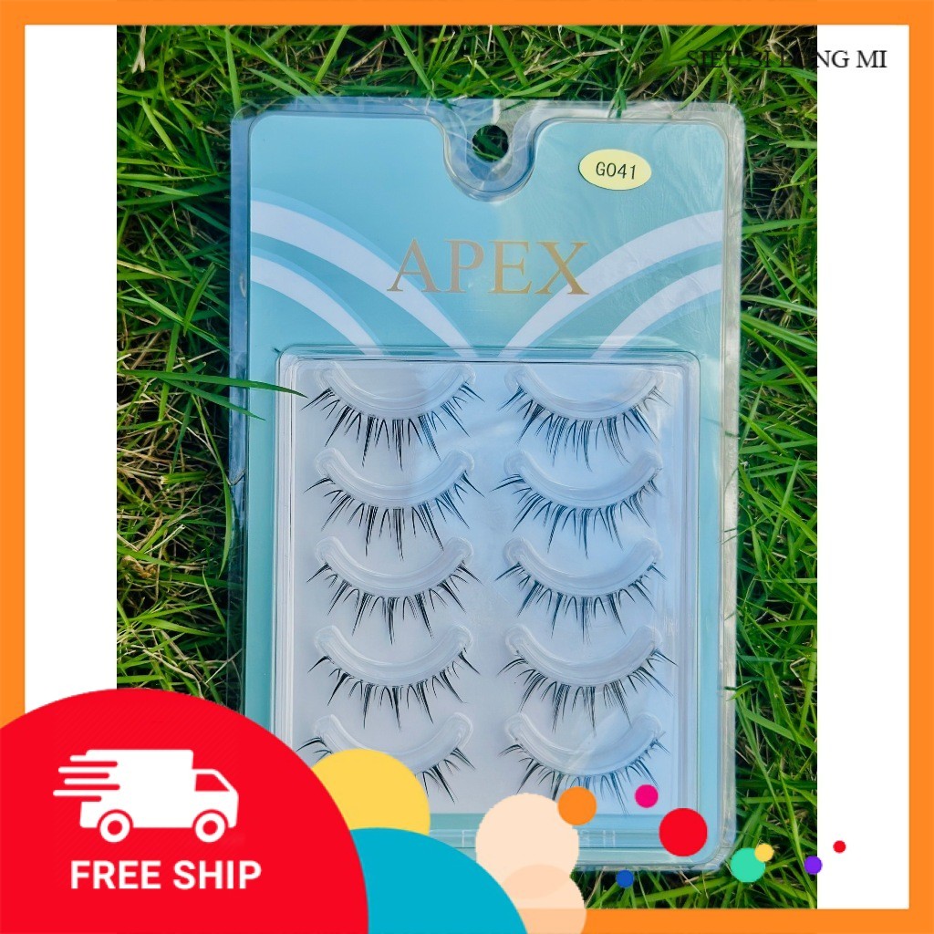 Mi Gân Trong APEX Cao Cấp – Mi Tách Sợi Siêu Cong, Tự Nhiên | G041, G042, G043