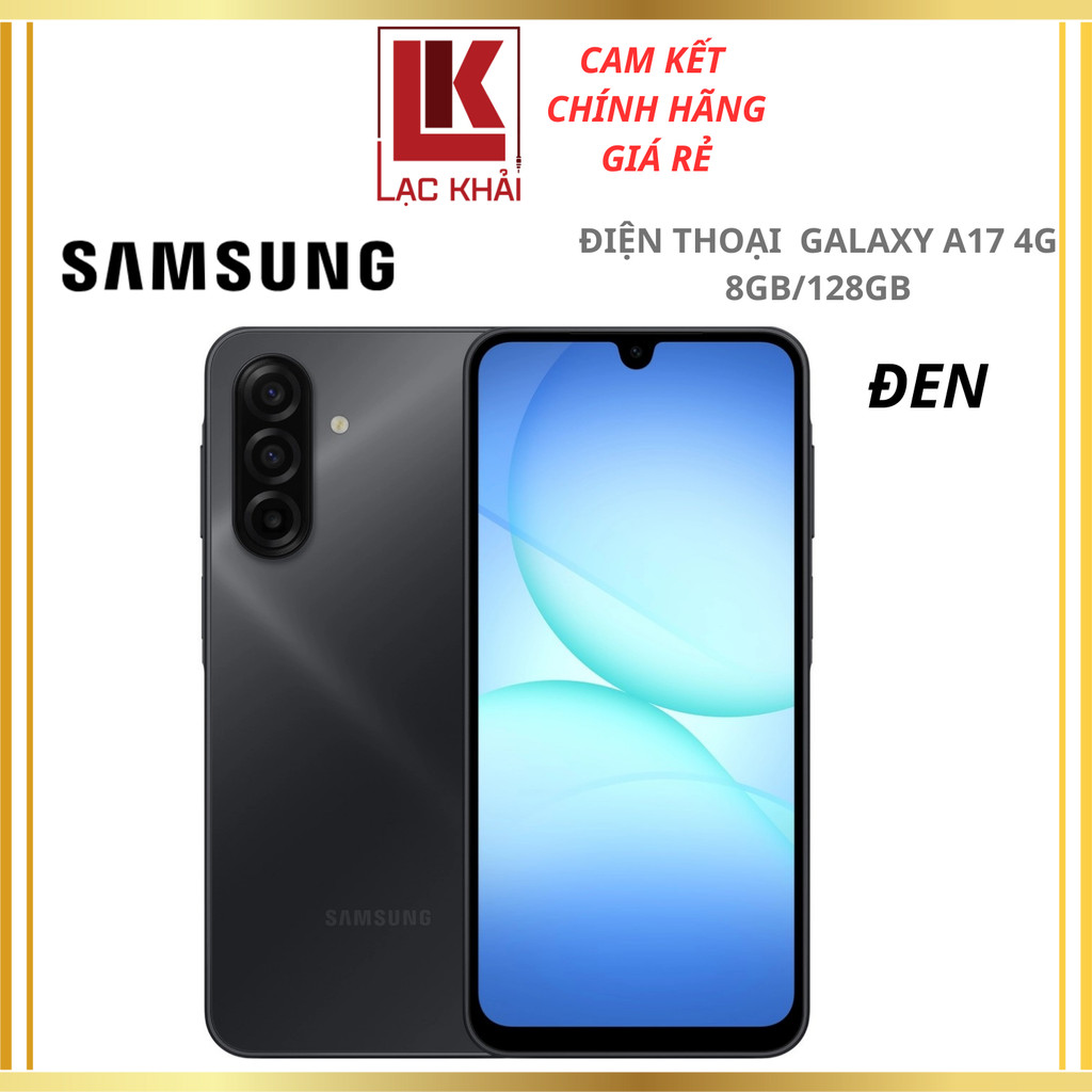 Điện thoại Samsung Galaxy A17 4G (8GB/128GB), Tặng Củ Sạc - Hàng Chính Hãng