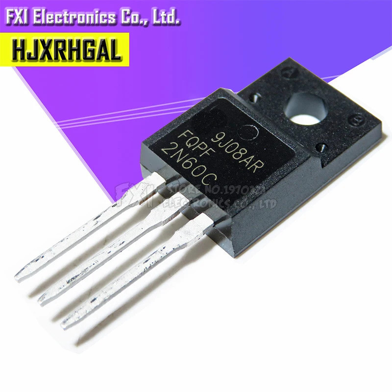 10 CHIẾC FQPF2N60C 2N60C TO-220 2N60 TO220 MOS FET bóng bán dẫn Mới nguyên bản
