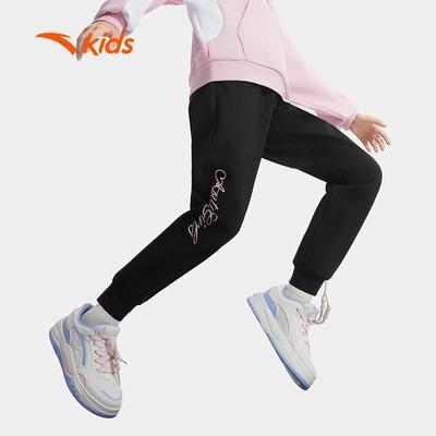 ANTA Kids Quần Dài Thể Thao Bé Gái Thoải Mái Vận Động Quần Dài Bé Gái  A62537705 thoảng mái