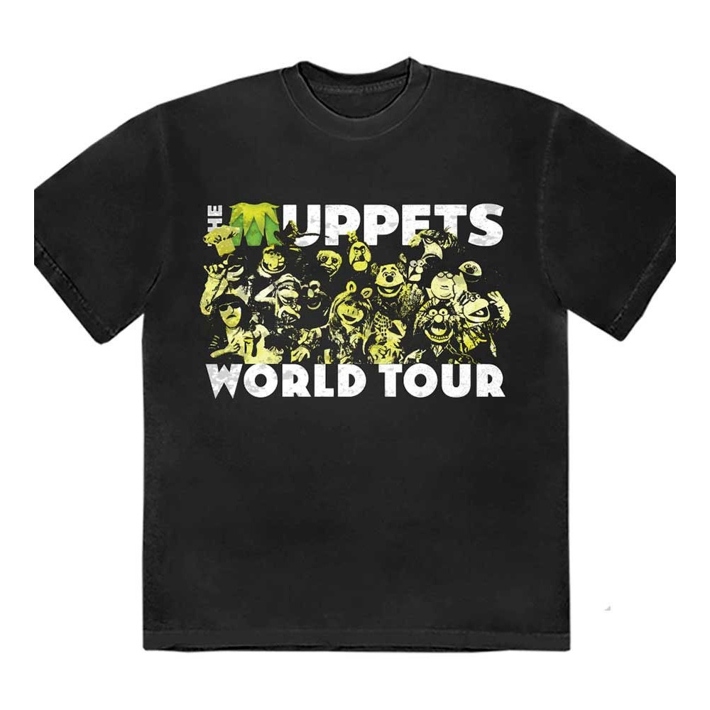 Áo thun ngắn tay 100% Cotton Muppet World Tour-