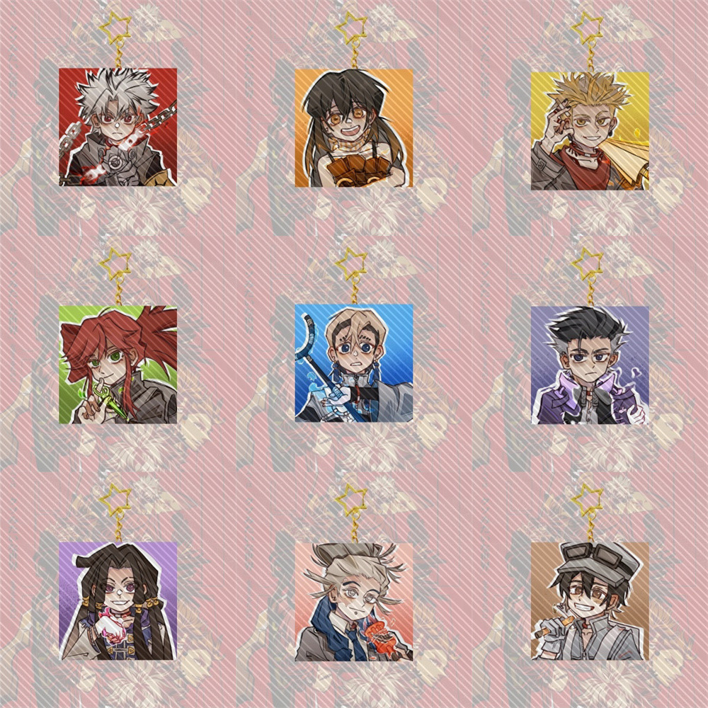 6CM hot Anime GACHIAKUTA Acrylic Keychain Model Cosplay Characters Ornament Accessories Goods Collec