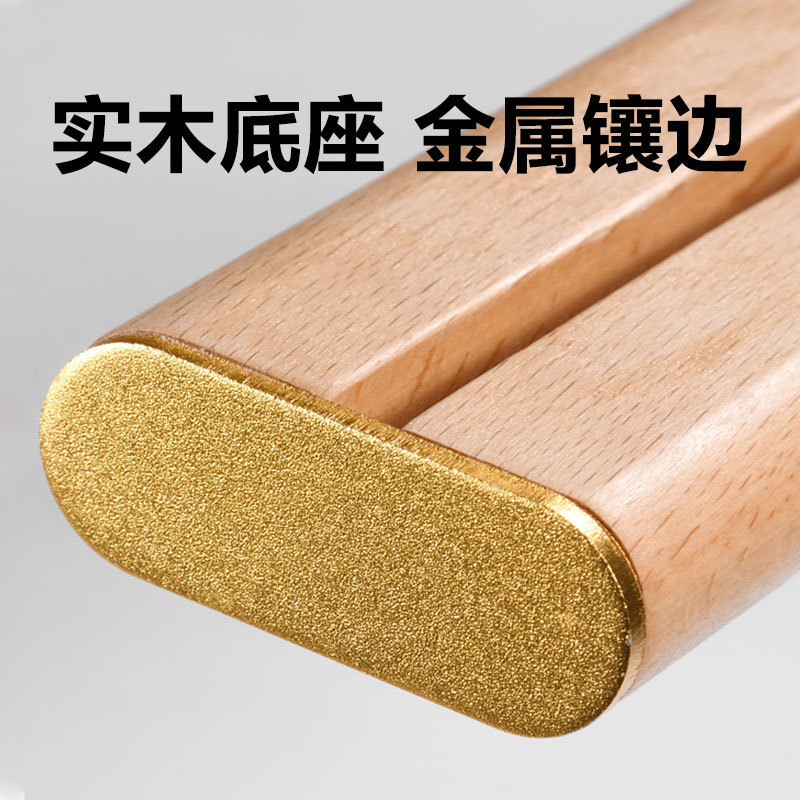 Gỗ Chắc Chắn Bàn Thẻ a4 Acrylic Để Bàn Đựng Thẻ Để Bàn Menu Hiển Thị Thẻ Menu Thẻ Giá Gỗ Thẻ Thanh G