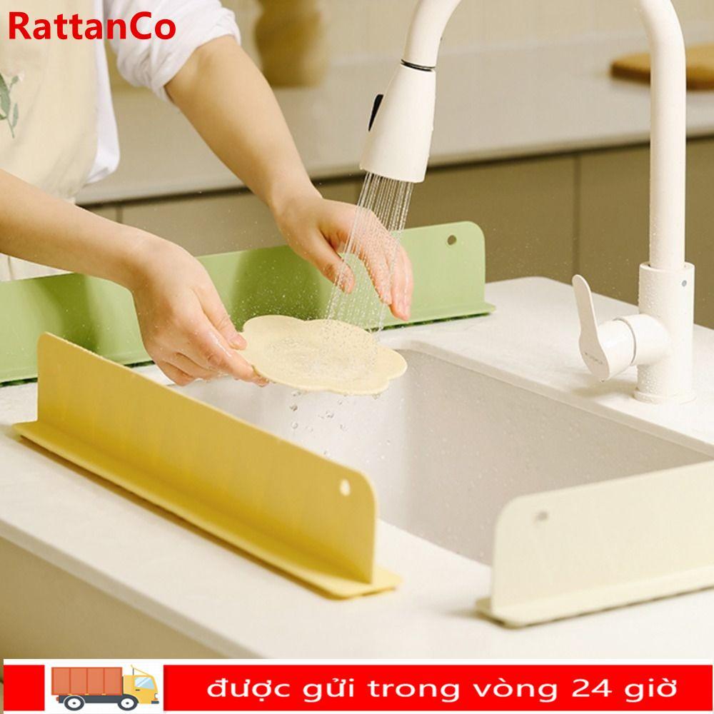 Đĩa vách ngăn nước RATTANCO, Bồn rửa nhà bếp Chống dầu Splash Guard, Hút Silicone mềm vách ngăn nước Thanh tiện ích nhà bếp