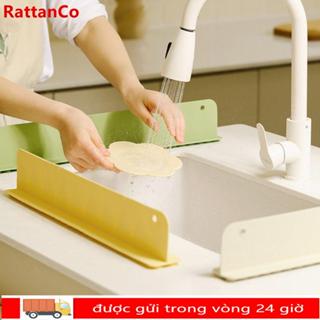 Đĩa vách ngăn nước RATTANCO, Bồn rửa nhà bếp Chống dầu Splash Guard, Hút Silicone mềm vách ngăn nước Thanh tiện ích nhà bếp
