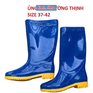 Ủng lội nước đế vàng cứng size 39 - 43 CAO CẤP, ủng lao động, ủng đi mưa