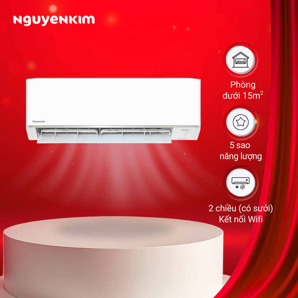 [Lắp đặt 0đ] Máy lạnh/Điều hòa Panasonic Inverter 1 HP CU/CS-YZ9AKH-8