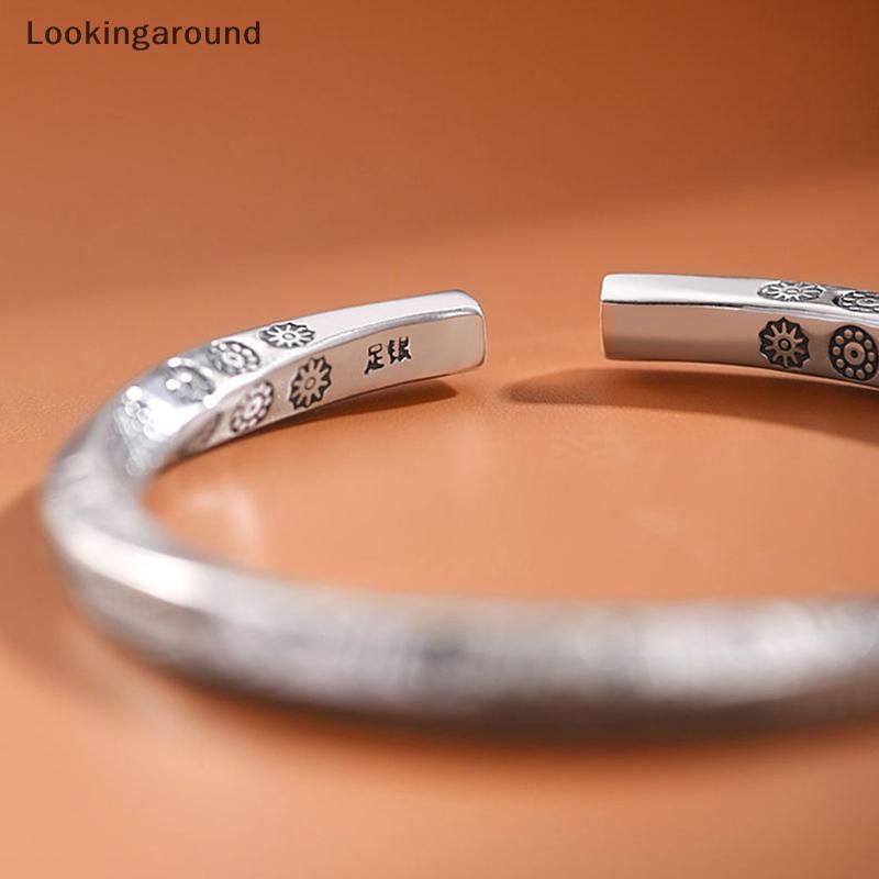 [LO] Vòng Tay Vintage Dành Cho Nam Nữ Mobius Xoắn Vòng Tay Unisex Casual Pulseira Gents Trang Sức Mo