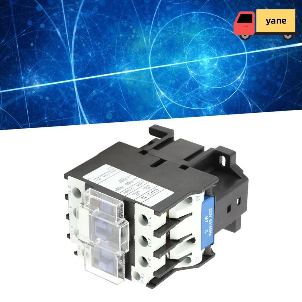 YANE CJX2-3210 AC Contactor, Thường Mở 32A Công Tắc Điện CJX2 Series 3 Cực Linh Kiện Điện 32A 220V B