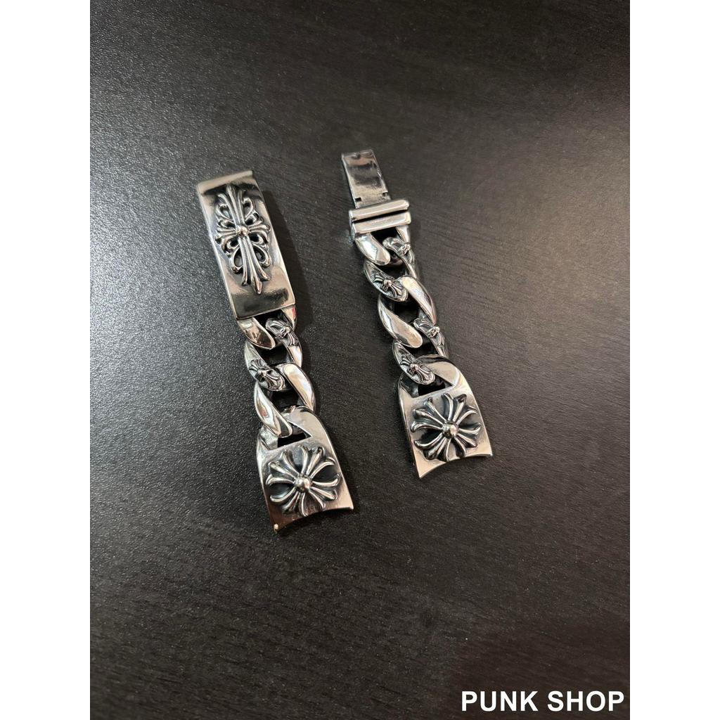 Chrome Hearts Dây Đeo Đồng Hồ Bạc 925 Phong Cách Mới Chữ Thập Hình Hoa Nửa Hoa Phong Cách Đa Năng 02