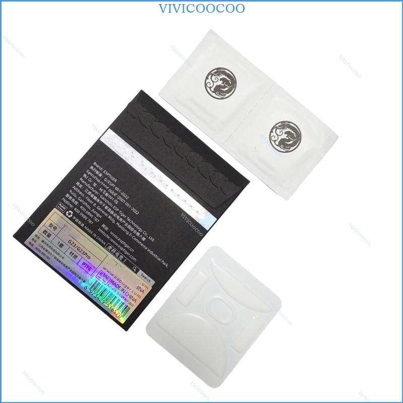 VIVI Esportstiger Ice Mouse Skates Dán Chân Chuột Miếng Lót Tròn Glides Cong Edges Cho Chuột Incott 