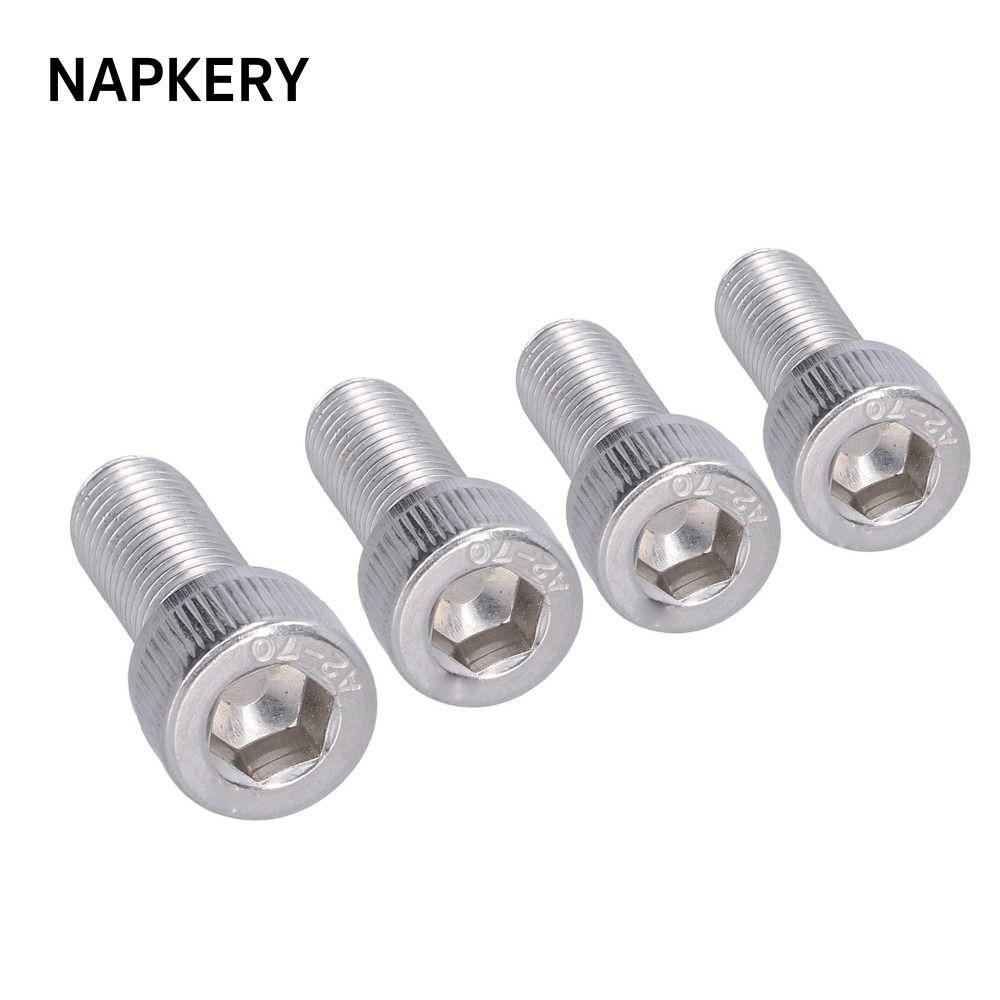 NAPKERY 4 Ổ cắm đầu nắp vít, Bu lông ổ cắm lục giác mịn 1,25mm bằng thép không gỉ, Ổ cắm lục giác M1