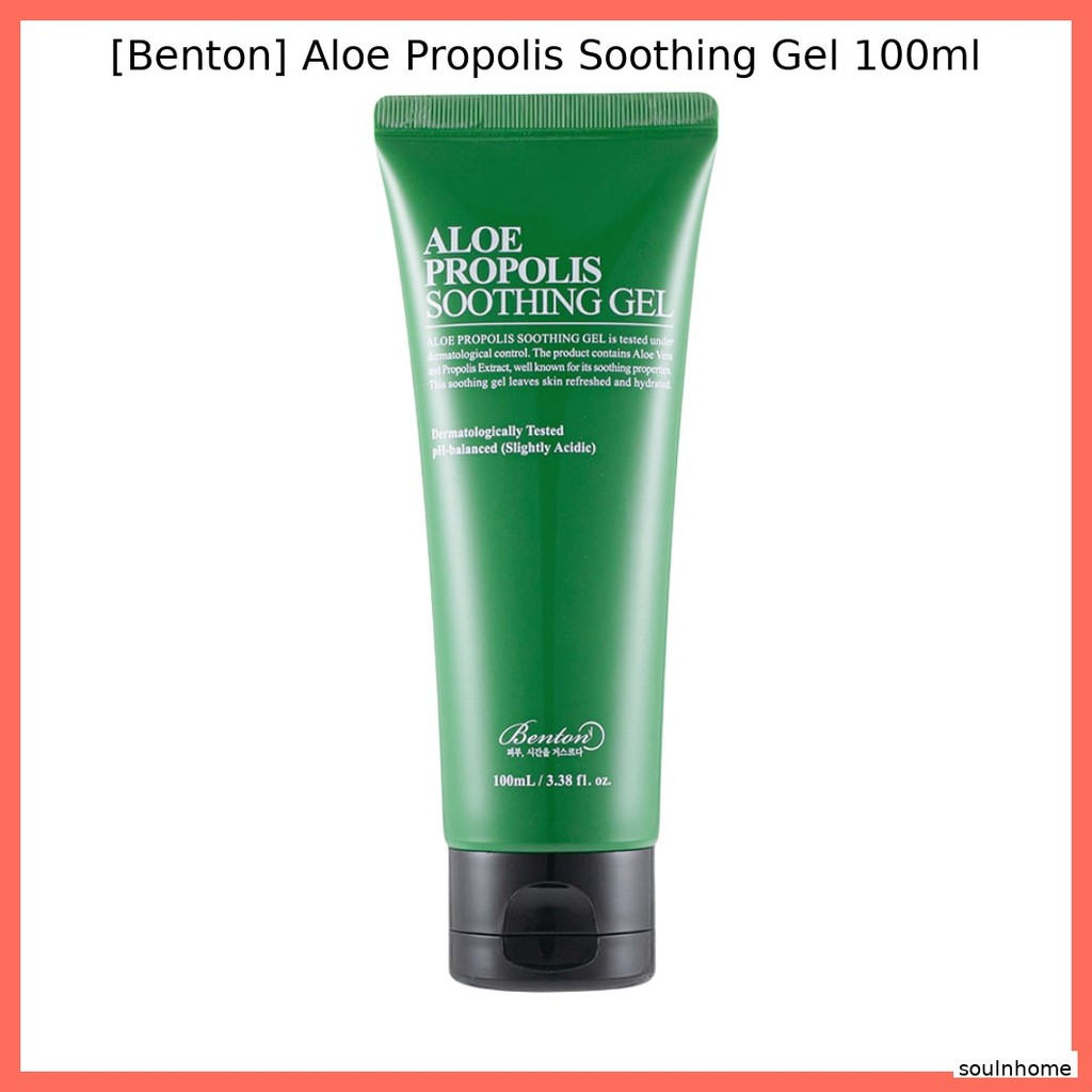 [Benton] Gel làm dịu nha đam 100ml / Gel lô hội Hàn Quốc / Công thức nhẹ / Chính hãng 100% của souln