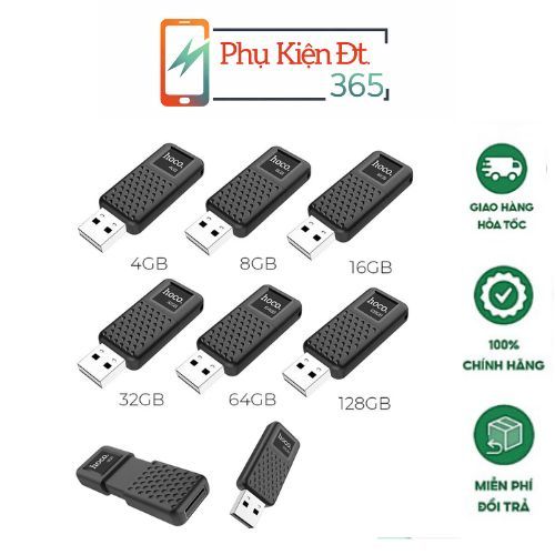 USB To Type C Hoco UD6 Hợp Kim Kẽm 2.0 Chính Hãng - USB Dung Lượng 4Gb/8Gb/16Gb/32Gb/64Gb/128Gb Hoco