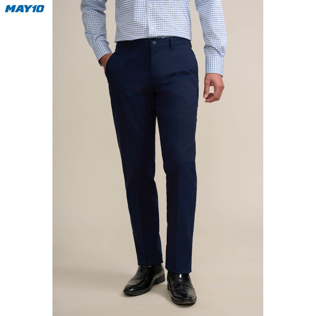 Quần kaki nam May 10 không ly mã 020124359KL QK068