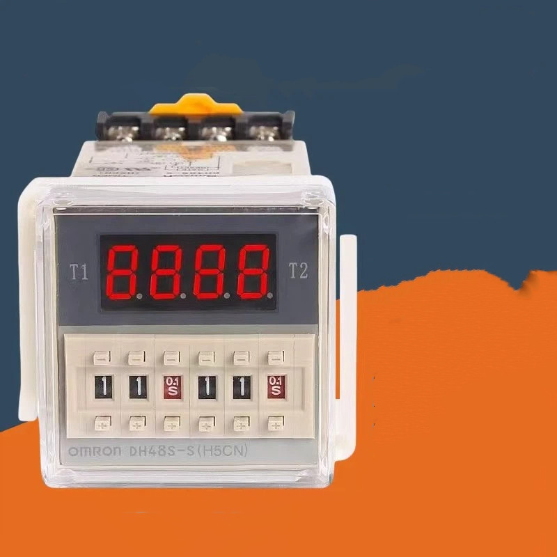 Rơle thời gian hiển thị kỹ thuật số Omron DH48S-S Bộ điều khiển chu kỳ DH48S-2Z DH48S-1Z 24V